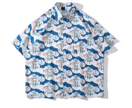 Dropped Shoulder Hip Hop Culture Shirts Unisex