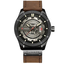 Man Casual Leather Wrist Watch Relogio Masculino