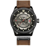 Man Casual Leather Wrist Watch Relogio Masculino